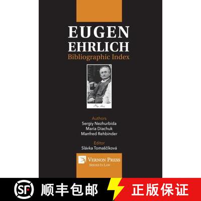 【3-4周达】精装 Eugen Ehrlich: Bibliographic Index [9781622733774]