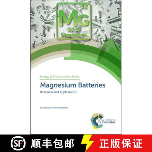 【3-4周达】精装 Magnesium Batteries : Research and Applications [9781788014342]