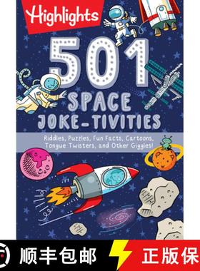 501 Space Joke-Tivities: Riddles, Puzzles, Fun Facts, Cartoons, Tongue Twisters, and Other Giggles! [9781644721254]