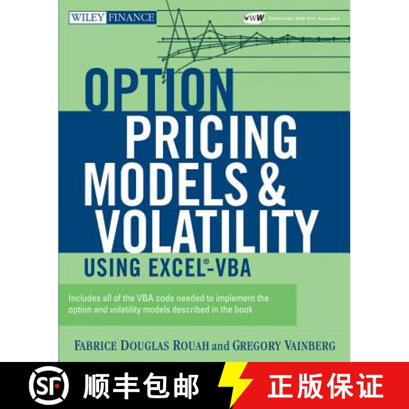 【3-4周达】Option Pricing Models And Volatility Using Excel- Vba + Website [Wiley金融] [9780471794646]