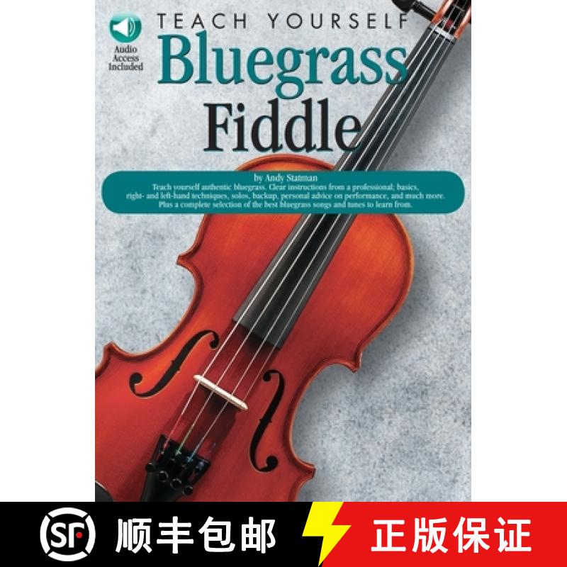 【3-4周达】Teach Yourself Bluegrass Fiddle [With Audio CD] [9780825603242]
