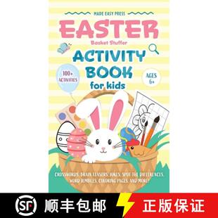【3-4周达】Easter Basket Stuffer Activity Book for Kids: The Ultimate Gift Book for Kids Ages 6-10 Wi... [9789655753950]