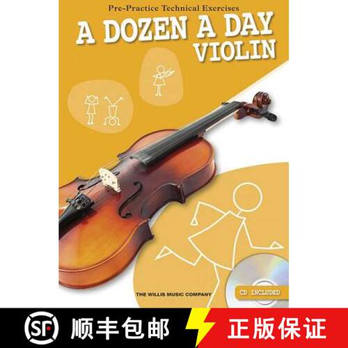 【3-4周达】Dozen a Day - Violin: Pre-Practice Technical Exercises for the Violin [9781780383682]