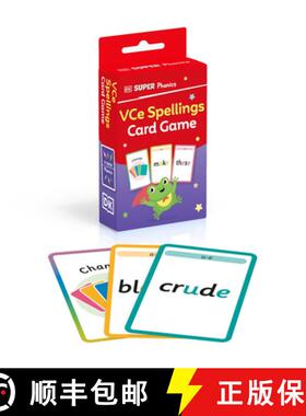 【3-4周达】DK Super Phonics Vce Spellings Card Game [9780593967256]