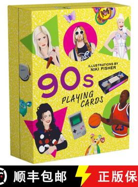 【3-4周达】90s Playing Cards: Featuring the Decade's Most Iconic People, Objects, and Moments [9781923049154]