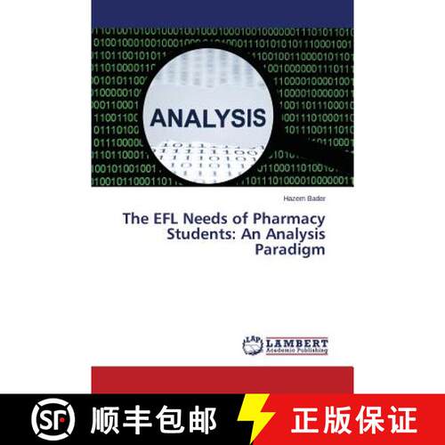 预订 The EFL Needs of Pharmacy Students: An Analysis Paradigm [9783659743801]