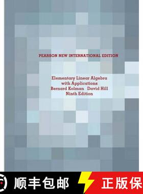 【3-4周达】Elementary Linear Algebra with Applications: Pearson New International Edition [9781292023656]
