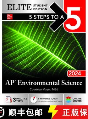 【3-4周达】5 Steps to a 5: AP Environmental Science 2024 Elite Student Edition [9781265296964]