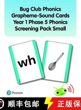 【3-4周达】Bug Club Phonics Grapheme-Sound Cards Year 1 Phase 5 Phonics Screening Pack (Small) [9781292439792]