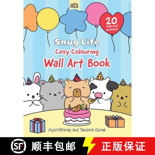 【3-4周达】Snug Life: Cosy Wall Art Book [9781923457607]