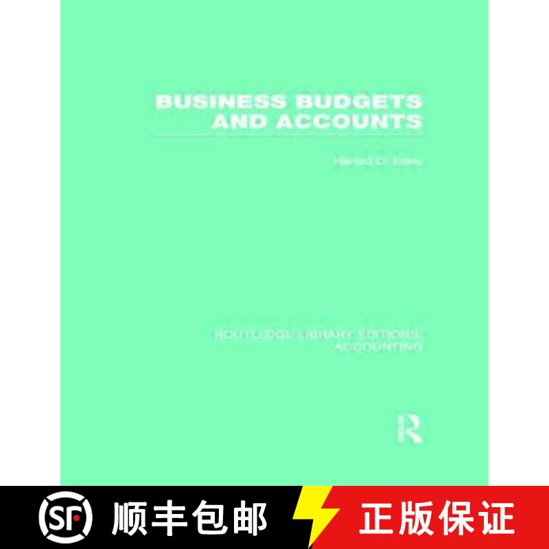 【3-4周达】Business Budgets and Accounts (Rle Accounting) [9780415702218]