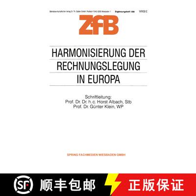 【3-4周达】Harmonisierung Der Rechnungslegung in Europa: Die Umsetzung Der 4. Eg-Richtlinie in Das Na... [9783322985088]
