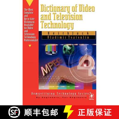 【3-4周达】Dictionary of Video & Television Technology [With CDROM] [With CDROM] [9781878707994]