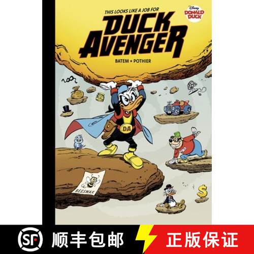 【3-4周达】精装 Walt Disney's Donald Duck: This Looks Like a Job for Duck Avenger! [9798875001475]