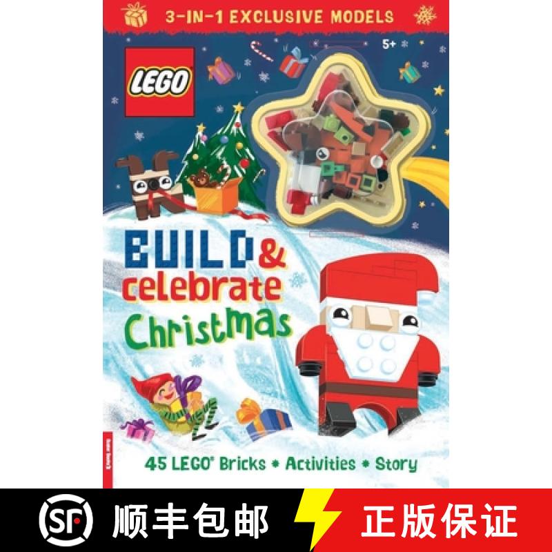 【2-3周达】Lego (R) Books: Build & Celebrate Christmas (Includes 45 Bricks) [9781780559971]