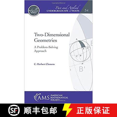 【3-4周达】精装 Two-Dimensional Geometries: A Problem-Solving Approach [9781470447601]