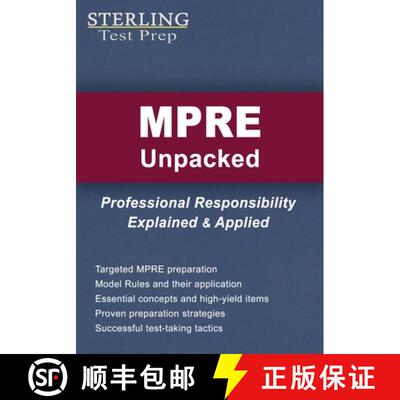 【3-4周达】MPRE Unpacked: Professional Responsibility Explained & Applied for Multistate Professional... [9798885571715]