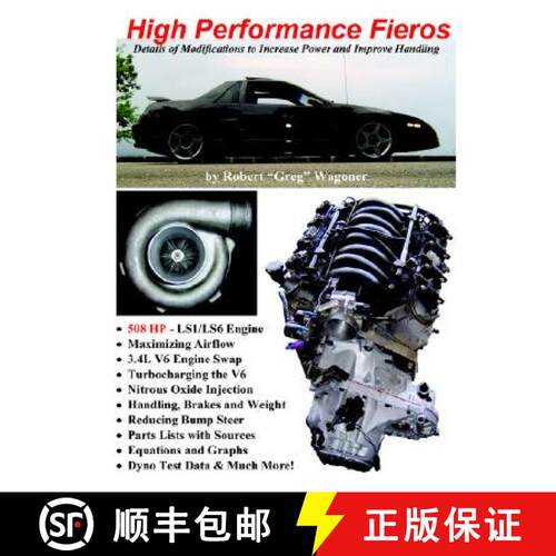 【3-4周达】High Performance Fieros, 3.4L V6, Turbocharging, LS1 V8, Nitrous Oxide [9781411680609]