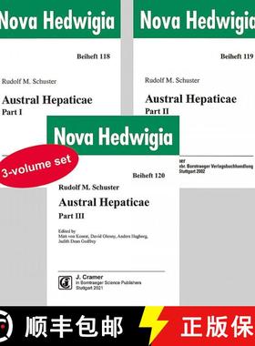 预订 Austral Hepaticae (3-Volume Set) [9783443510732]