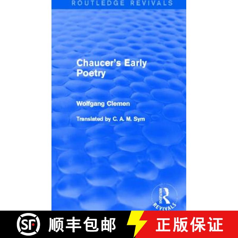 【4周达】Chaucer's Early Poetry (Routledge Revivals) [9780415858250]