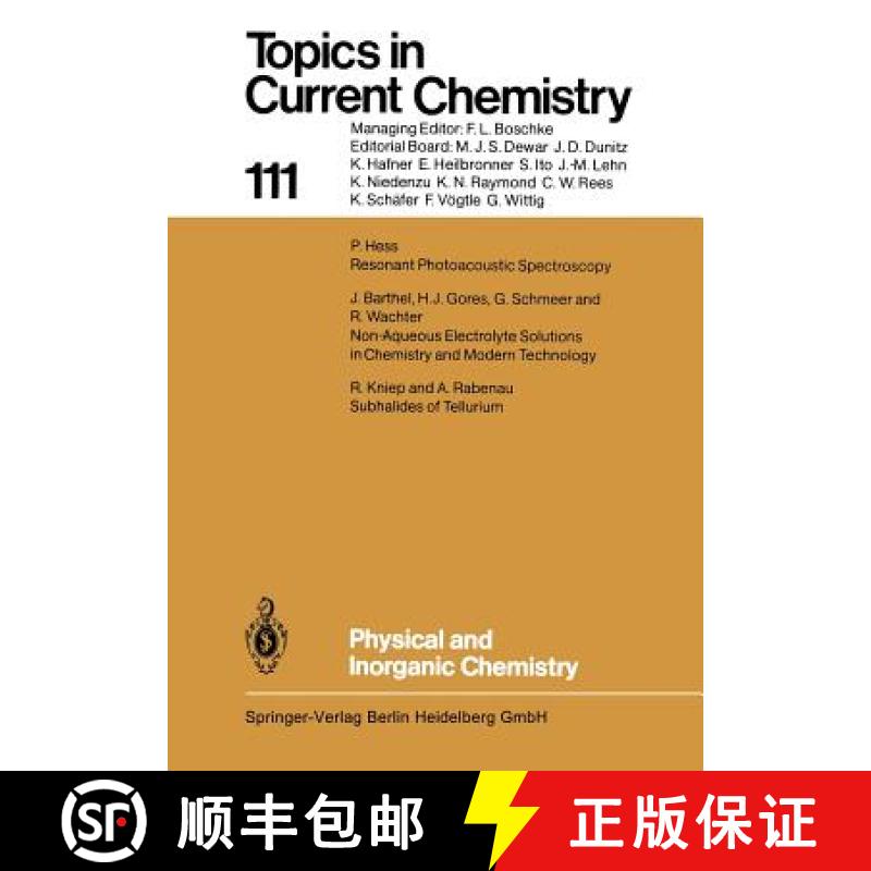 【3-4周达】Physical and Inorganic Chemistry [9783662153185]