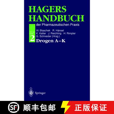 【3-4周达】Hagers Handbuch der Pharmazeutischen Praxis : Folgeband 2: Drogen A-K (5. Auflage 1998) [9783642637940]