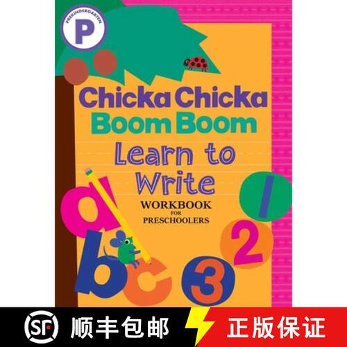 【3-4周达】Chicka Chicka Boom Boom Learn to Write Workbook for Preschoolers: Writing Practice for Pen... [9781665961356]