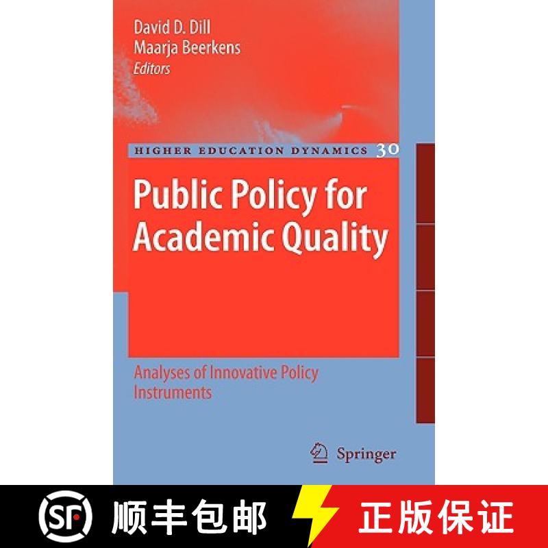 【3-4周达】Public Policy for Academic Quality : Analyses of Innovative Policy Instruments [9789048137534]