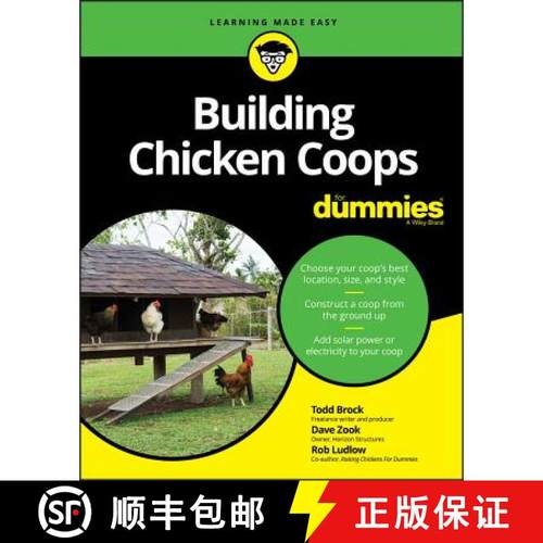 【3-4周达】Building Chicken Coops For Dummies [Wiley农业] [9781119543923]
