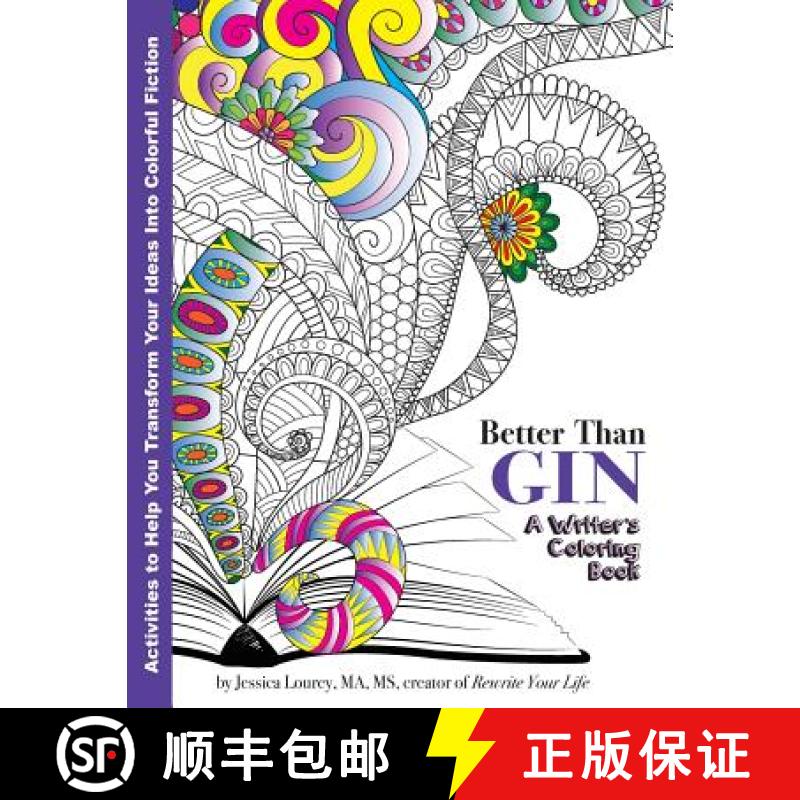 【3-4周达】Better Than Gin: A Coloring Book for Writers [9781948584012]