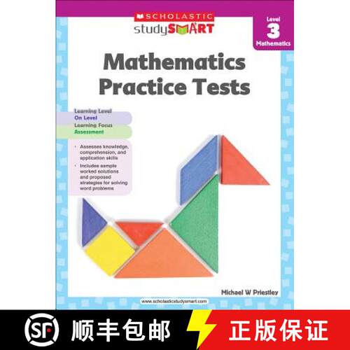 预订 Scholastic Study Smart Mathematics Practice Tests 3 [9789810732349]