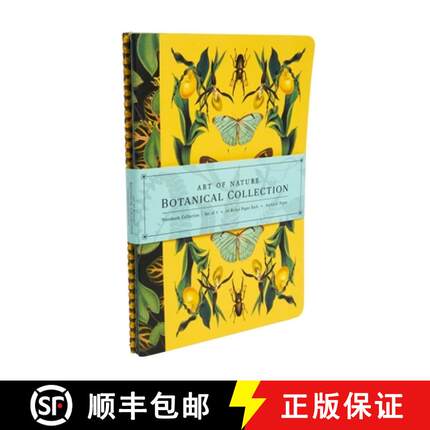 【3-4周达】Art of Nature: Botanical Sewn Notebook Collection (Set of 3) [9781647222062]