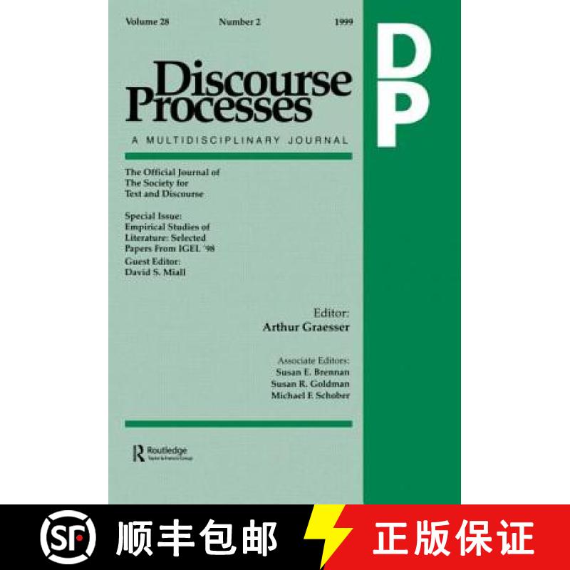 【4周达】Empirical Studies of Literature : Selected Papers From Igel '98. A Special Issue of discours... [9780805897821]