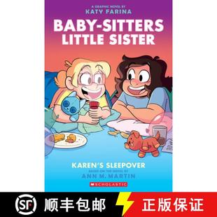 Sitters Novel Karen Little 9781338762549 Sleepover Graphic Sister Baby