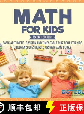 【3-4周达】Math for Kids Second Edition | Basic Arithmetic, Division and Times Table Quiz Book for Ki... [9798869410214]