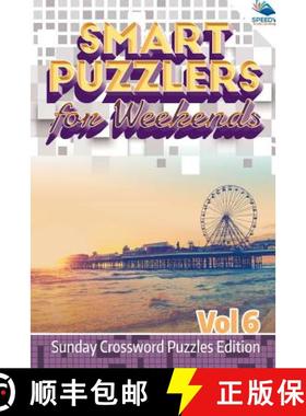 【3-4周达】Smart Puzzlers for Weekends Vol 6: Sunday Crossword Puzzles Edition [9781682804544]