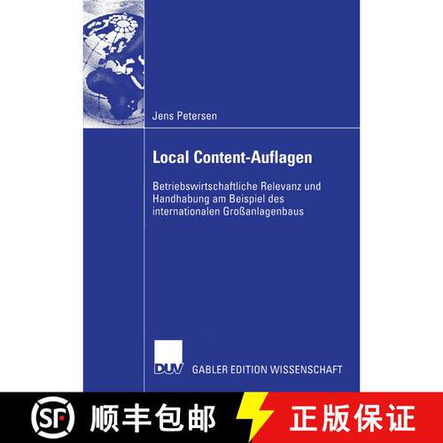 【3-4周达】Local Content-Auflagen : Betriebswirtschaftliche Relevanz und Handhabung am Beispiel des i... [9783824480401]