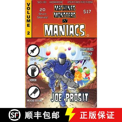 【3-4周达】Machines Monsters and Maniacs Volume II: 20 Short Stories [9798348326074]