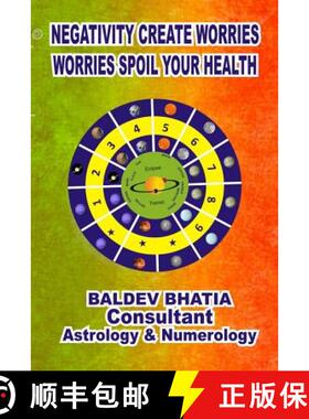 【3-4周达】Negativity Create Worries- Worries Spoil Your Health [9781365792007]