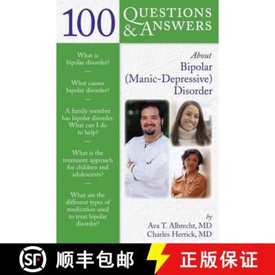 【3-4周达】100 Questions & Answers About Bipolar (Manic–Depressive) Disorder [9780763732318]