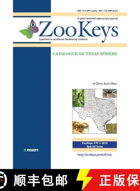预订 ZooKeys 570: Catalogue of Texas spiders [9789546428127]