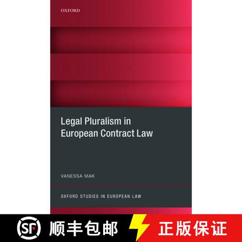 【3-4周达】精装 Legal Pluralism in European Contract Law [9780198854487]