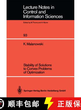 【3-4周达】Stability of Solutions to Convex Problems of Optimization [9783540175896]