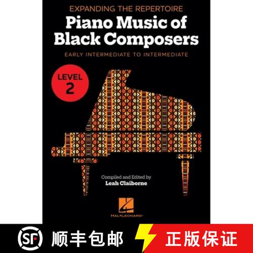 【3-4周达】Expanding the Repertoire: Music of Black Composers, Level 2 Piano Sheet Music Collection E... [9781705159316]
