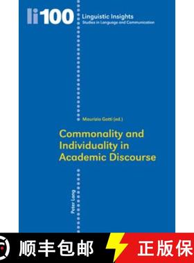 【3-4周达】Commonality and Individuality in Academic Discourse [9783034300230]