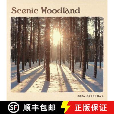 【3-4周达】Scenic Woodland Square Wall Calendar 202 [9781529848168]