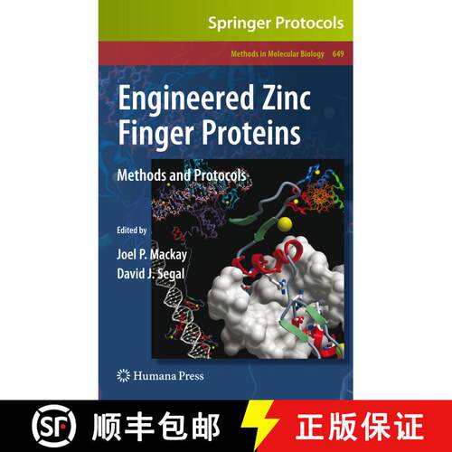 【3-4周达】精装 Engineered Zinc Finger Proteins : Methods and Protocols [9781607617525]