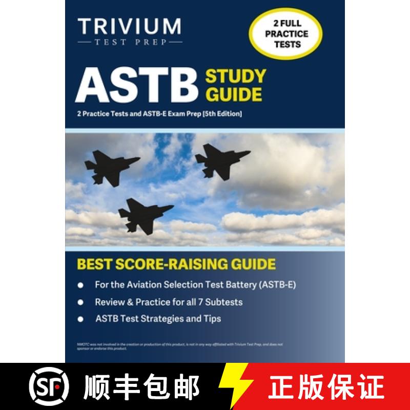 【2-3周达】ASTB Study Guide: 2 Practice Tests and ASTB-E Exam Prep [5th Edition] [9781637984888]