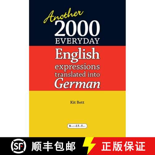 【3-4周达】Another 2000 everyday English expressions translated into German [9781326104733]