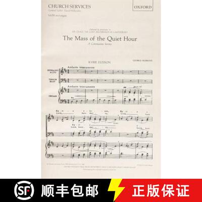 【3-4周达】Communion Service: 'The Mass of the Quiet Hour': Vocal score (Vocal score) (Vocal score) [9780193515352]